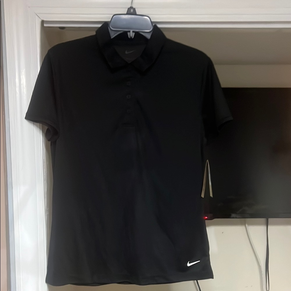 Nike Men's Black Polo Shirt